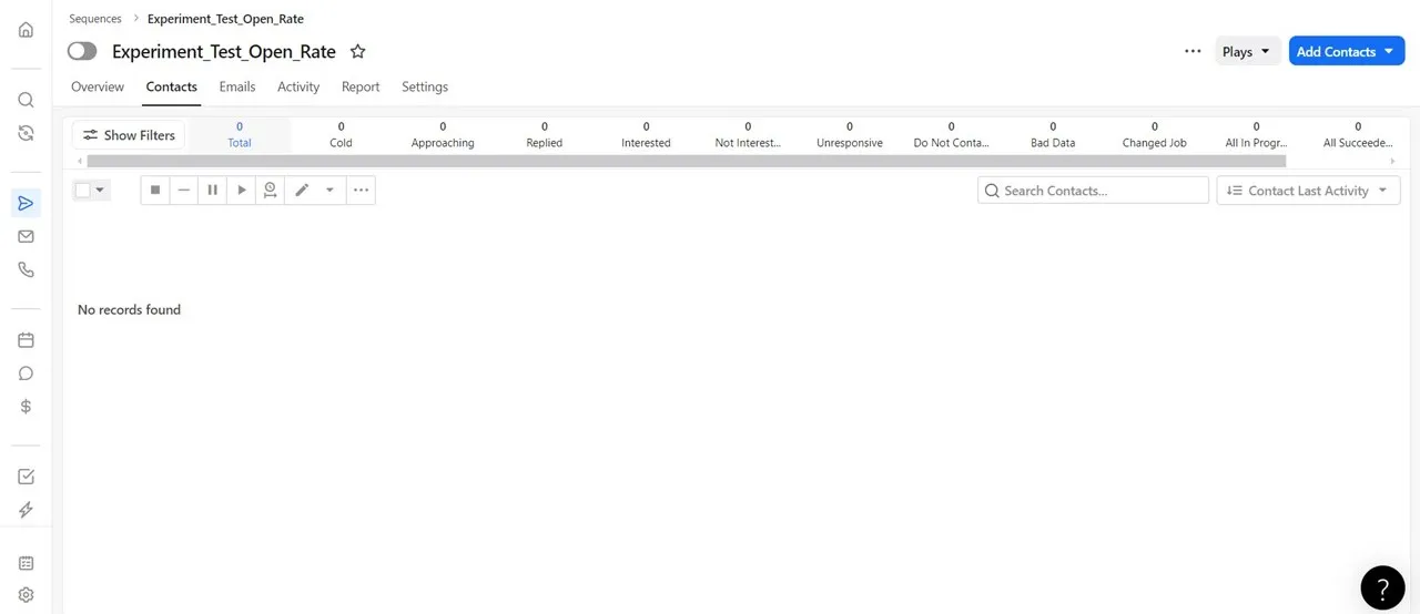 Step-4 Upload test data and execute campaign get replies 